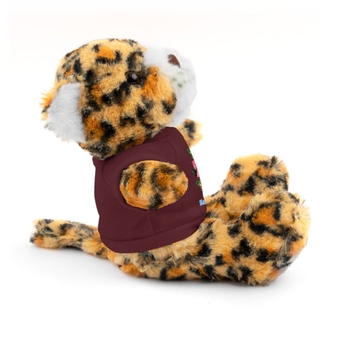 Custom Photo Festive Poinsettia Stuffed Animals with Tee